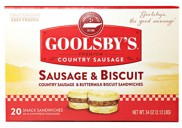 2 Boxes of 20-Count Sausage and Biscuit