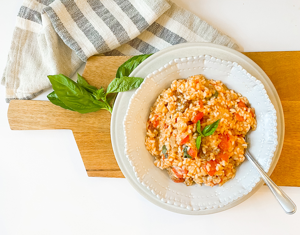 Sausage and Tomato Risotto